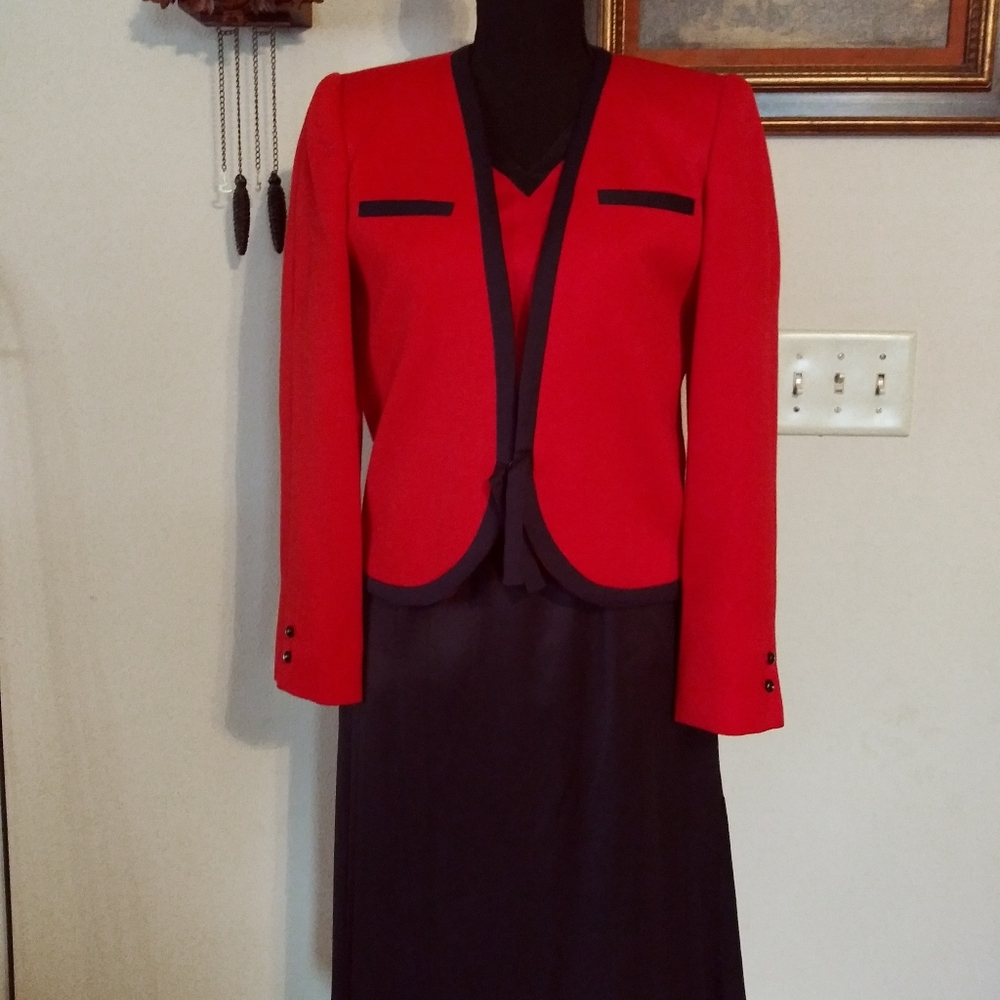 Vintage Valentino Skirt Set / 3 pc